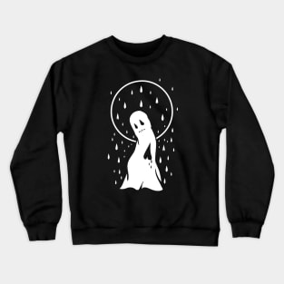 sad ghost Crewneck Sweatshirt